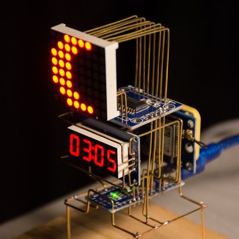 Cool Arduino Projects, Simple Arduino Projects, Arduino Projects Diy, Arduino Programming, Astronomical Clock, Arduino Robot, Raspberry Pi Projects, Pi Projects, Electronics Mini Projects