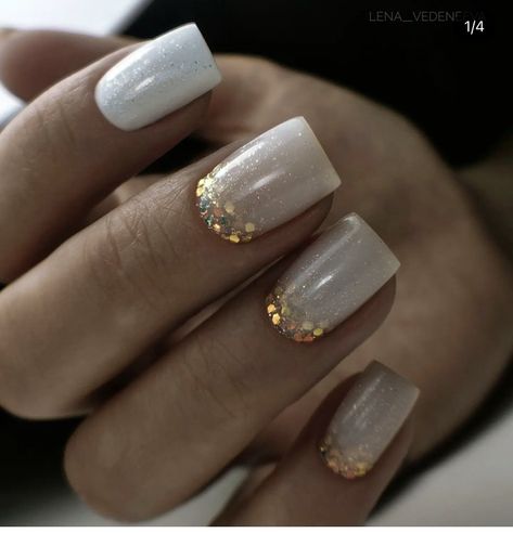 Nails With Foil Flakes, Nails With Foil, Foil Nails, Manicure Ideas, Rings Engagement, Rings Jewelry, Rings Wedding, Nails Art, Hair Pieces