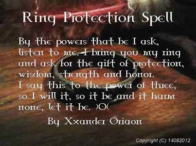 Ring Protection Spell Buddhist Witch, Witch Notes, Wiccan Chants, Wicca Spells, Witchcraft Spells For Beginners, Hoodoo Spells, Witch Board, Witch Tips, Magickal Herbs