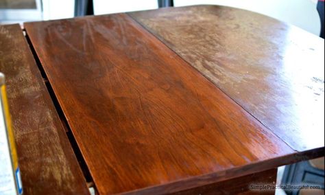 Restoring a Midcentury Table | Simple Practical Beautiful Restore Wood Furniture, Restore Furniture, Midcentury Table, Antique Furniture Restoration, Dining Table Makeover, Restore Wood, Wood Finishing, Painted Furniture Colors, Furniture Repurpose