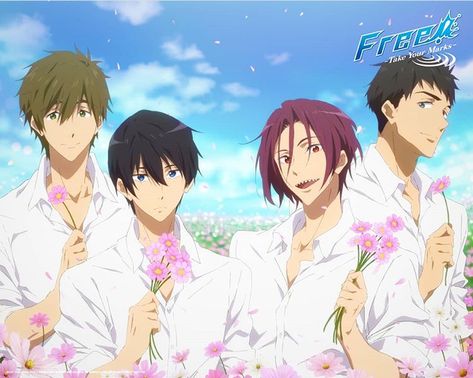 Free! Take your marks Swimming Anime, Free Eternal Summer, Splash Free, Free Iwatobi Swim Club, Kyoto Animation, Free Iwatobi, Eternal Summer, Iwatobi Swim Club, Swim Club