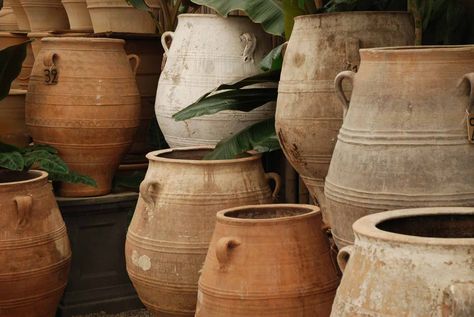 Eye of the Day is the leading West Coast distributor of authentic European handmade terracotta pottery from Italy, France, Greece, and American garden decor Tuscan Home Interior, Modern Mediterranean Decor, Mediterranean Aesthetic, Mediterranean Interior Design, Moroccan Theme, Mediterranean Interior, American Garden, Mediterranean Style Homes, Mediterranean Decor