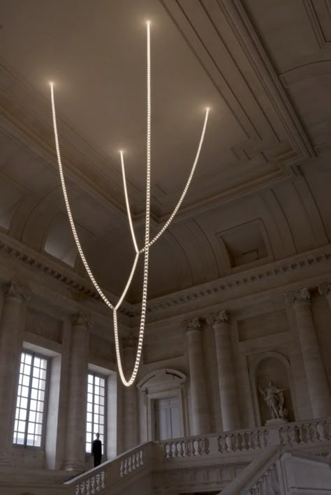 Draping Necklace Chandelier Made of 800 Swarovski Crystals - My Modern Metropolis