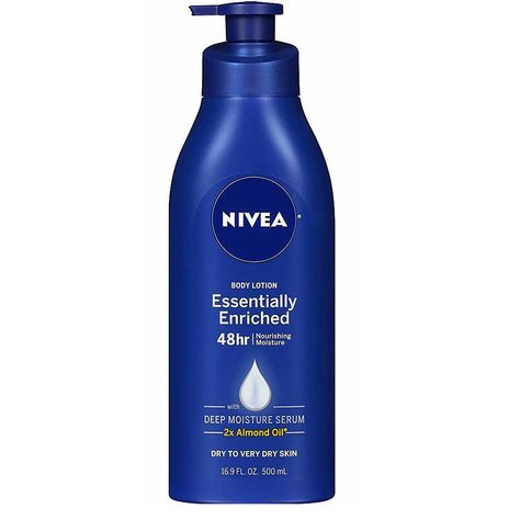 Nivea Essentially Enriched Body Lotion Dry Skin Body Lotion, Best Lotion, Lotion For Dry Skin, Body Lotion Cream, Skin Lotion, Body Moisturizers, Favorite Skincare Products, Personal Care Products, Face Hydration