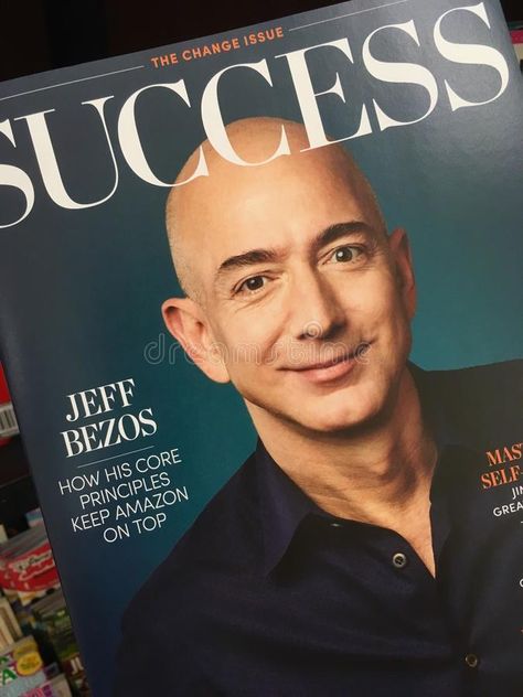 Jeff Bezos on the Success magazine cover. Jeff Bezos, founder of Amazon on the S , #sponsored, #magazine, #cover, #Success, #Jeff, #Bezos #ad Jeff Bezos Photo, Magazine Cover Editorial, Amazon Jeff Bezos, Magazine Images, Business Leaders, Jeff Bezos, Business Leader, Cover Photo, Money Tips