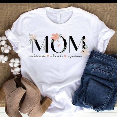 Marketing Merchandise, Trendy Shirt Designs, Mothers Day T Shirts, Mom Life Shirt, Faith Shirt, Mom Day, Best Mother, Trendy Shirts, Mothers Day Shirts