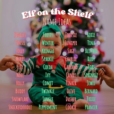 🎄 Need a name for your Elf on the Shelf? Look no further! Whether you're going for something festive, funny, or full of holiday cheer, I've got you covered. ❄️✨ Which one will you choose for your holiday mischief-maker? Let me know your favorites below! 👇 #elfontheshelf #nameideas #namesfromtheattic A Name, On The Shelf, Elf On The Shelf, Holiday Cheer, You Choose, Let Me Know, Knowing You, Elf, I Know