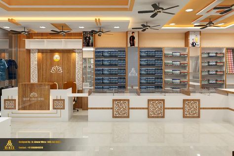 Interior design furniture design Shop Counter Design Furniture, Garment Showroom Interior Design, Garment Shop Counter Design, Saree Showroom Interior Design, Shop Counter Design Clothes, Readymade Shop Interior Design, Garments Shop Counter Design, Cloth Showroom Interior, Clothing Store Counter Design