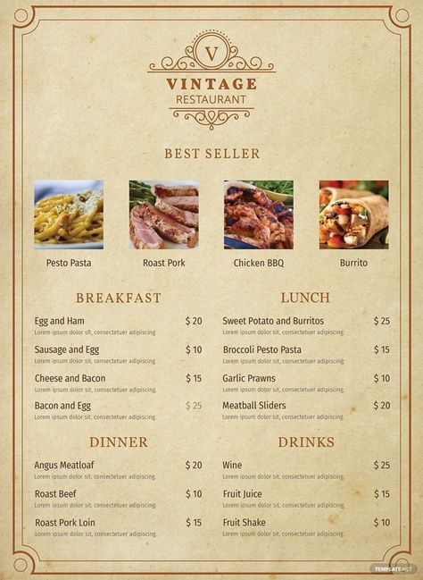 Example of microsoft publisher menu template free download ~ addictionary publisher menu template doc. Publisher menu template, The first thing most prospective visitors to your restaurant is going to do, before they walk in the doorway, is analyze your... Simple Breakfast Menu, Menu Vintage, Free Menu Templates, Tea Party Menu, Diner Menu, Menu Mockup, Menu Card Template, Printable Menu Template, Sample Menu