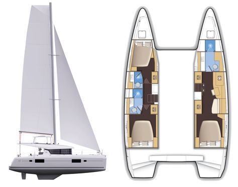 Lagoon-42---Profil Catamaran Plans, Boat Interiors, Catamaran Yacht, Sailboat Yacht, Sail Life, Boat Life, Boat Interior, Cool Boats, Spaceship Art