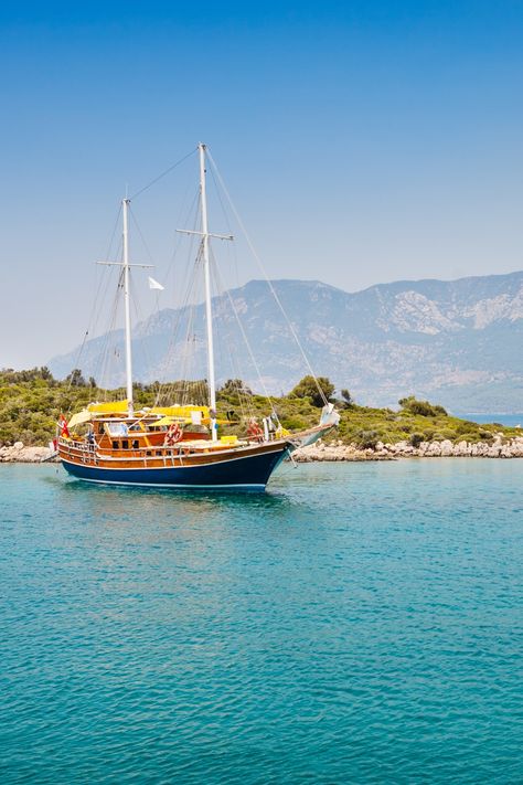 Turkish Riviera, Travel Mood, Motor Boat, A Yacht, Luxury Yacht, Aegean Sea, Yacht Charter, Archaeological Site, Motor Boats