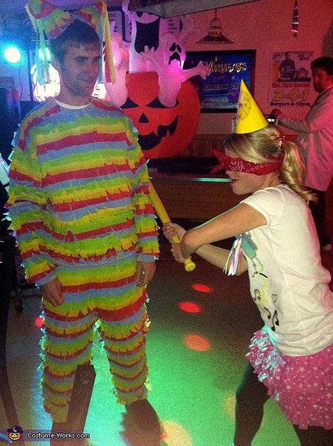 Piñata and BIRTHDAY GIRL! This could be perfect for us Tyler! Halloween Couples Costume Ideas 2012 Homemade Couples Costumes, Couples Costume Ideas, Couples Costumes Creative, Diy Couples Costumes, Couples Costume, Costume Works, Homemade Costumes, Unique Costumes, Halloween Costume Contest