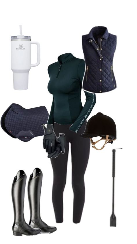 Preppy Horse Riding Outfits, Horseback Riding Outfit Winter, Winter Horse Riding Outfit, Fall Equestrian Outfits, Horse Riding Outfit Equestrian Fashion, Horse Riding Outfits, Cute Horse Riding Outfits, Riding Outfit Equestrian, Horse Outfits