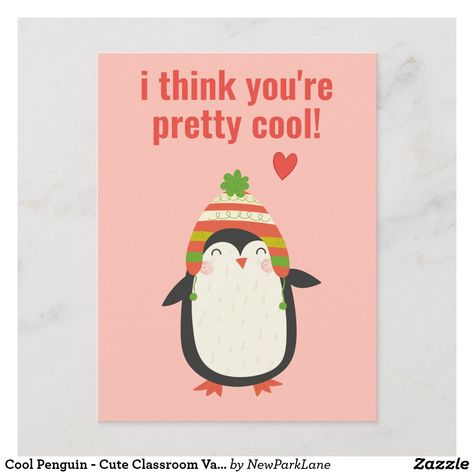 Soft Orange Background, Cool Penguin, Cute Classroom, Happy Valentines Day Wishes, Valentine Postcards, Valentines Day Wishes, Soft Orange, Classroom Valentine, Valentines Design