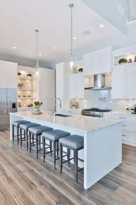 White Shaker Kitchen Cabinets, Best Kitchen Design, Outdoor Kitchen Countertops, White Shaker Kitchen, Outdoor Kitchen Appliances, White Shaker Cabinets, Shaker Kitchen Cabinets, Cabinets White, New Kitchen Cabinets