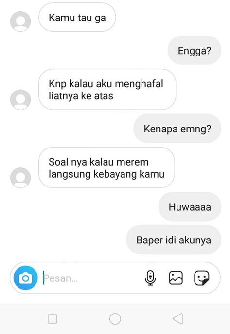 Gombalan cowo buat cewe Pick Up Line Jokes, Text Pranks, Humor Twitter, Quotes Lucu, Funny Chat, Dark Jokes, Twitter Funny, You've Got Mail, I Still Love Him