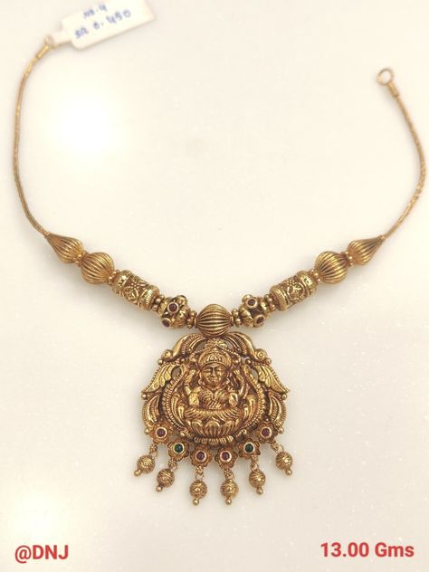 Lakshmi Dollar Gold, Gold Antique Necklace, Gold Chokers, Antique Necklace, Gold Choker, Simple Necklace, Gold Jewelry Fashion, Antique Jewelry, Gold Jewelry