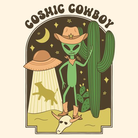 Cosmic Cowboy on Threadless Space Rodeo, Cosmic Cowboy, Trend Board, Cowboys Men, Space Cowboy, Space Cowboys, Girl Artist, Shoes For Leggings, Pullover Windbreaker