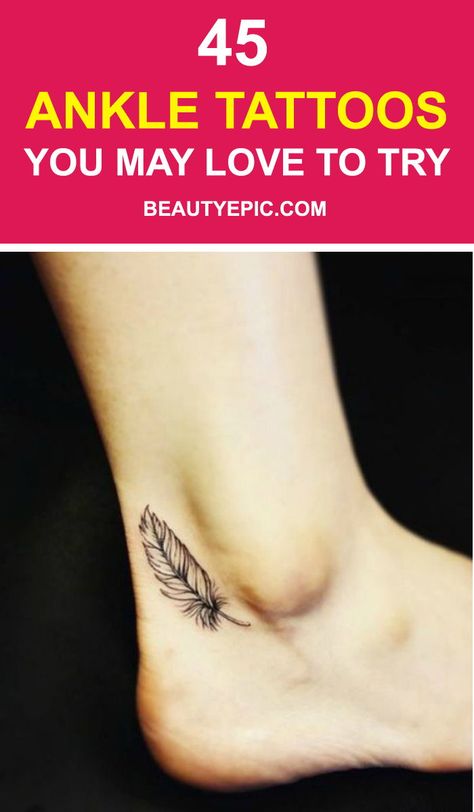 Ankle Tattoos Indian Ankle Tattoos For Women, Feet Ankle Tattoos, Side Of Heel Tattoo, Male Ankle Tattoo, Tattoo Ideas Female Meaningful Unique Ankle, Ankle Feather Tattoos For Women, Cool Ankle Tattoos For Women, Classy Tattoos For Women Elegant Ankle, Ankle Tattoos For Women With Meaning