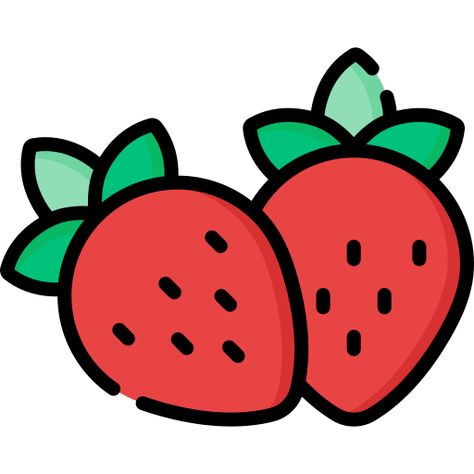 Cute Drawings Strawberry, Small Strawberry Drawing, Fresa Dibujo, Strawberry Cartoon Drawing, Strawberry Kawaii Drawing, Strawberry Vector, Cute Strawberry Sticker, Melonheadz Clipart, Scrapbook Letters