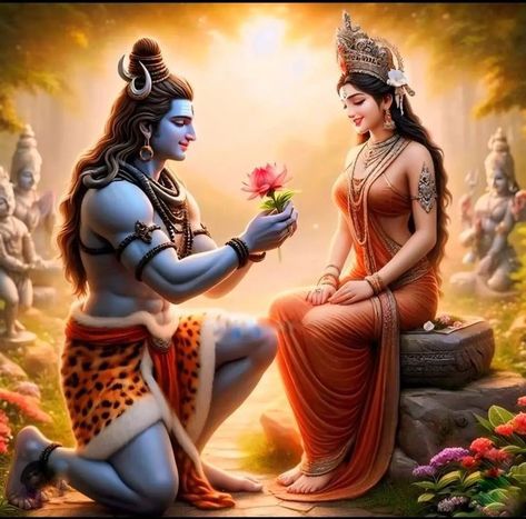 Shiv Parvati Painting, Shiva Illustration, Shivparvati Images, Siva Parvathi Love Images, Shiva Design, Shiv Parvati, Devi Images Hd, Shri Ganesh Images, Shiva Parvati