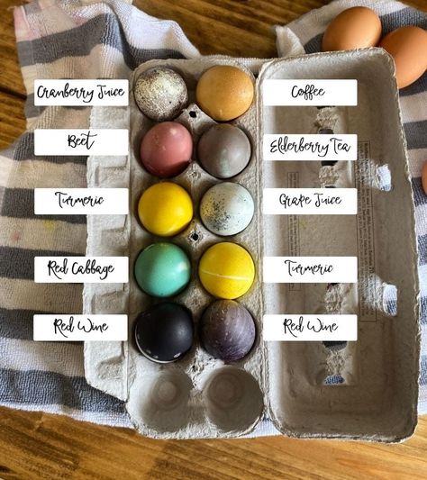 Natural Egg Dye Recipes, Natural Egg Dyeing, Natural Egg Dye, Natural Easter Eggs, Elderberry Tea, Naturally Dyed Easter Eggs, Turmeric Spice, Egg Dye, Easter Egg Dye