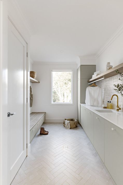 Laminex Seed, Laundry Inspiration, Orange Photography, Laundry Mudroom, Villa Interior, Mudroom Laundry Room, Neoclassical Interior, Laundry Room Renovation, Laundry Design