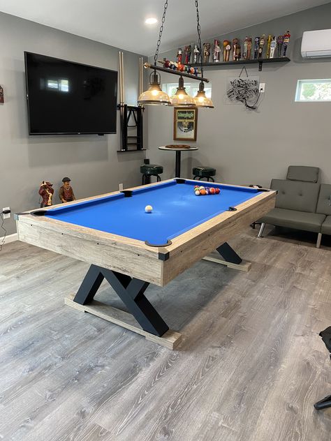 Loft Pool Table Room, Snooker Room, Pool Table Room, Bathroom Organization Diy, Table Room, Pool Games, Rich Lifestyle, Dart Board, Games Room