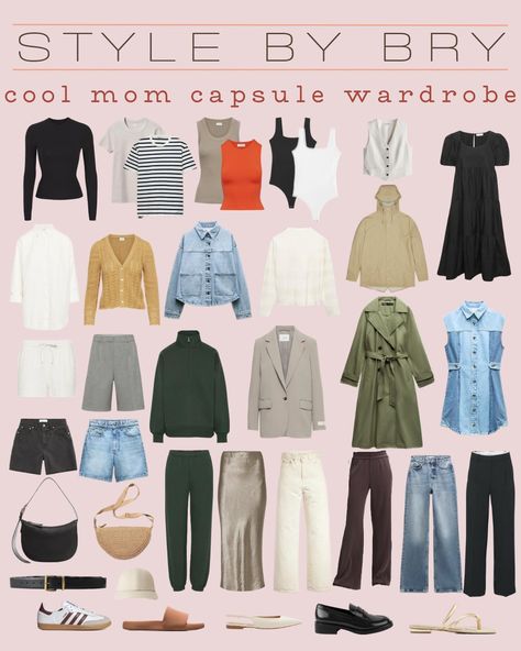 Don’t be a regular mom, be a cool mom with this capsule wardrobe. 😎 Message in the comments for links #capsulewardrobe #coolmom #fashiontips #momsofinstagram #whattowear #momfashion #springcapsule #outfitideas #aritzia #lululemon #zara Sahm Capsule Wardrobe 2024, Mom Wardrobe Capsule, Stay At Home Mom Capsule Wardrobe, Mom Wardrobe, Spring Capsule, Cool Mom, Fashion Capsule, Mom Style, Best Mom