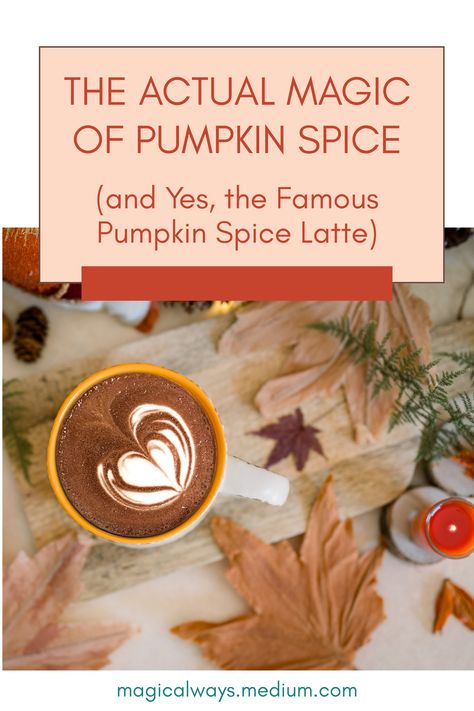 Fall in Love with the Enchanting Magic of Pumpkin Pie Spice! Indulge in the cozy warmth of pumpkin pie spice - and yes, the famous pumpkin spice latte. Explore its mystical flavors and transform your autumn with a sprinkle of magic. Get simple ways to infuse your home and your day with real magic. ✨ 🎃✨ #PumpkinSpice #AutumnMagic #PSL #magicalways #everydaymagic #simplemagic #hearthmagic #homemagic #realmagic Pumpkin Magic, Magical Library, Trendy Drinks, Homemade Pumpkin Spice Latte, Pumpkin Spice Recipe, Easy Magic, Real Magic, Seasonal Treats, Autumn Magic