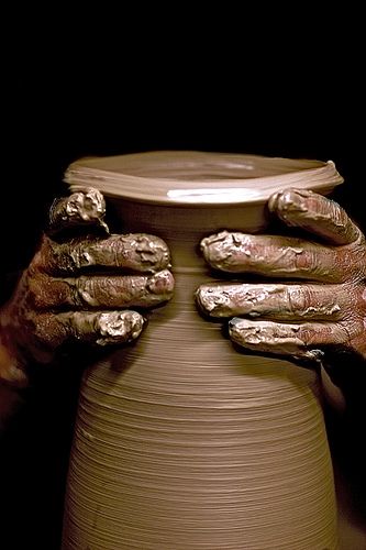 Potters Hands, The Potter's Hand, Church Backgrounds, Spiritual Images, Potters Wheel, Pottery Wheel, Wonderful Images, Ceramics Pottery Art, Pottery Making