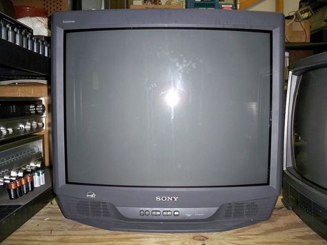 Sony Trinitron TV Vcr Player, Crt Tv, Small Tv, Color Television, Simple Tv, Retro Gadgets, Ayat Quran, Tv Sets, Sony Tv