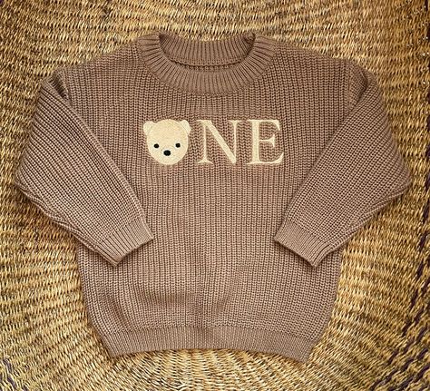 The perfect outfit for your little one's Beary First Birthday. Colors can be customized and can change the number (ex. TWO with bear for the O for a second birthday) to best fit your party theme and colors. They have an oversized fit and are perfect for all day wear, pictures, or even smash cakes.  I recommend hand washing and air drying if possible but can be laundered on delicate if needed. First Birthday Boy Teddy Bear Theme, Baby Bear First Birthday Boy, Pooh Bear 1st Birthday Boy, My Beary First Birthday Boy, Bear Theme First Birthday Boy, One Year Birthday Theme Boy, Teddy Bear Theme Party 1st Birthdays, Bear First Birthday, December First Birthday Boy