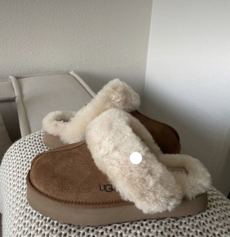 Fluffy Ugg Slippers, Uggs Slides, Baddie Shoes, Ugg Scuffette Slippers, Soft Cottagecore, Girl Baddie, Ugg Slides, Boots Slippers, Slippers Shoes