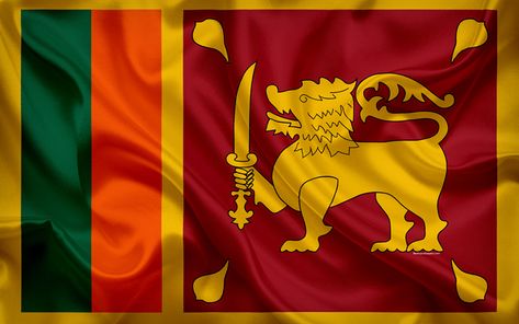 Download wallpapers flag of Sri Lanka, 4k, silk flag, national symbol, Sri Lanka, Asia Sri Lanka Flag Wallpaper, Nepali Flag, Sri Lankan Flag, Pray For Sri Lanka, Independence Day Hd, Asian Flags, Sri Lanka Flag, Sri Lanka Holidays, Sri Lanka Beach