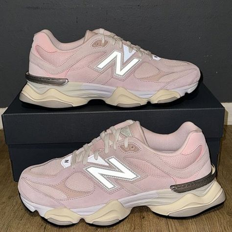 New Balance 9060 Crystal Pink Shoes Pink New Balance, New Balance Outfit, New Balance 9060, Everything Pink, Pink Shoes, Shoes Brand, Shoe Brands, Me Too Shoes, New Balance