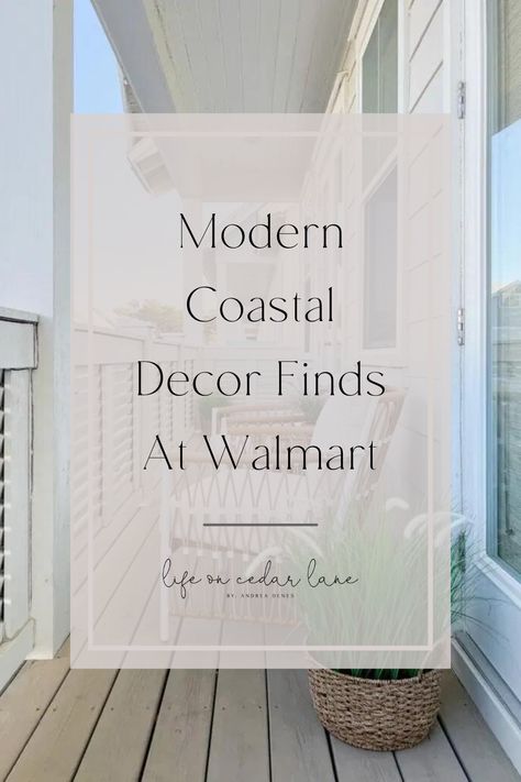 Head over to the blog for a round-up of my favorite modern coastal touches for your home at affordable prices! Modern Coastal Entryway Ideas, Modern Coastal Office, Modern Coastal Lighting, Modern Coastal Entryway, Small Foyer Ideas Entryway, Coastal Entryway Ideas, Coastal Foyer, Modern Coastal Wall Decor, Coastal Modern Decor