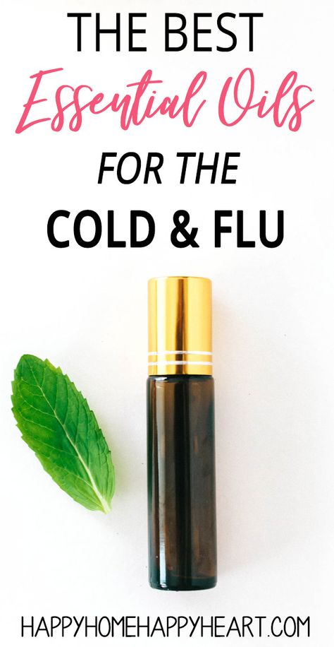 Looking for natural cold and flu remedies? Essential oils can really help you to feel better when you are not feeling well. Read this post to discover the best essential oils for colds. These essential oils can help with congestion and sinus relief. Oils For A Cold, Essential Oil Blends For Colds, Oils For Colds, Oil For Cough, Essential Oils For Congestion, Sinus Remedies, Essential Oils For Cough, Oils For Sinus, Roller Bottle Recipes