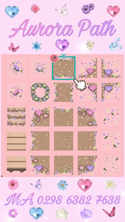 🎀 𝓜✭𝓷𝓭𝔂 🎀 on Twitter: "Hi beans, I wanted to share my path design for Aurora with everyone, even though I haven't been able to share my Island with it since I broke my switch lite. Thanks to @Denim2_mori for inspiration #ThePathACNH Please enjoy! 🌸 #ACNHDesign #マイデザイン #animalcrossing #acnh… https://t.co/Q73kH4JjvC" Acnh Fairycore Designs, Cute Paths Acnh, Animal Crossing Island Inspiration Pink, Acnh Cute Path, Acnh Fairy Path, Acnh Pink Path Designs, Fairy Core Acnh, Acnh Designs Paths, Acnh Path Designs