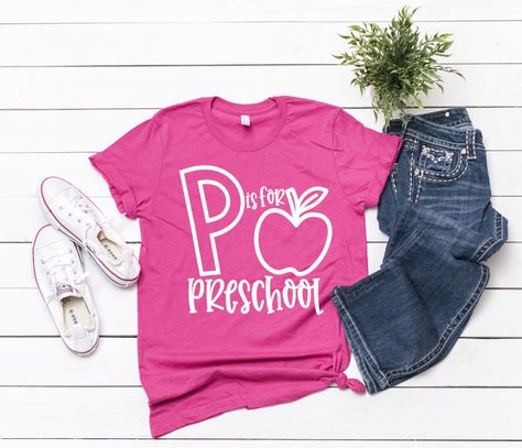 Prek Teacher Shirts, Shirts For Teachers, Prek Teacher, Cute Teacher Outfits, Preschool Teacher Shirts, Preschool Shirts, Kindergarten Teacher Shirts, Teaching Shirts, Cute Shirt Designs