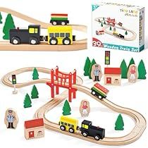 Baby Climbing Toys, Toddler Climbing Toys, Wooden Train Track, Wood Train, Toddler Climbing, Toy Trains Set, Wooden Train Set, Melissa And Doug, Popular Toys