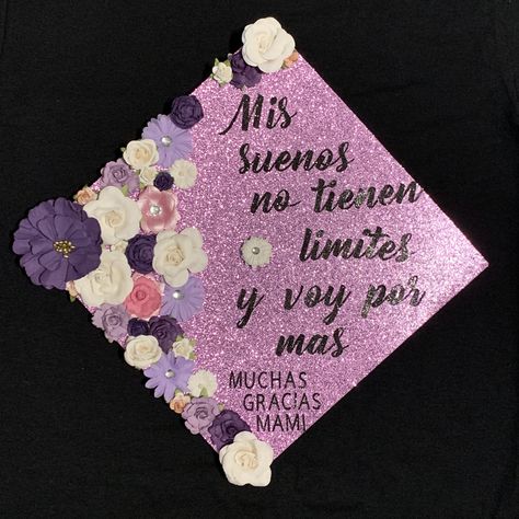 Spanish Graduation Cap Ideas Funny, Cap Decoration Graduation High School Spanish, Graduation Cap Designs Spanish Quotes, Graduation Cap Decoration Spanish, Cap Decoration Graduation In Spanish, Graduation Cap Designs Espanol, Cap Quotes Graduation Spanish, Spanish Senior Quotes For Yearbook, Graduation Cap Designs Puerto Rico