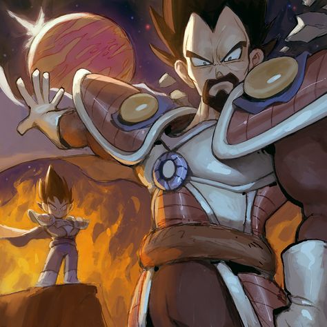 King Vegeta, Sick Drawings, Love Dragon, Dragon Ball Universe, Db Z, The Black Lagoon, Dragon Ball Super Art, Dbz Art, Dragon Ball Image