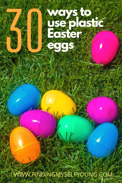 30 creative ways to use plastic easter eggs Crafts To Try, Easter Play, Egg Game, Finding Myself, Plastic Easter Eggs, Operation Christmas, Children Learning, Easter Egg Crafts, Pinterest Diy Crafts