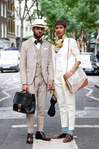 Stylist Martell Campbell and Donya Patrice wear Sweeneys at LC:M SS14 Bailey Hats, Dapper Gentleman, Stylish Couple, Mens Fashion Inspiration, Sharp Dressed Man, Fashion Couple, Couple Outfits, Gentleman Style, Men's Wardrobe