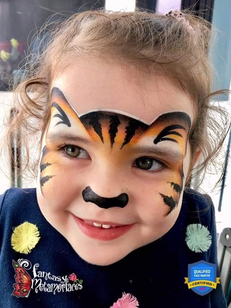 Inspired by Natalie Davis Animal Face Painting Ideas, Face Painting Ideas For Kids, Tiger Face Paint, Face Painting Images, Bodysuit Tattoos, Animal Face Paintings, Painting Ideas For Kids, Face Painting Ideas, Girl Face Painting