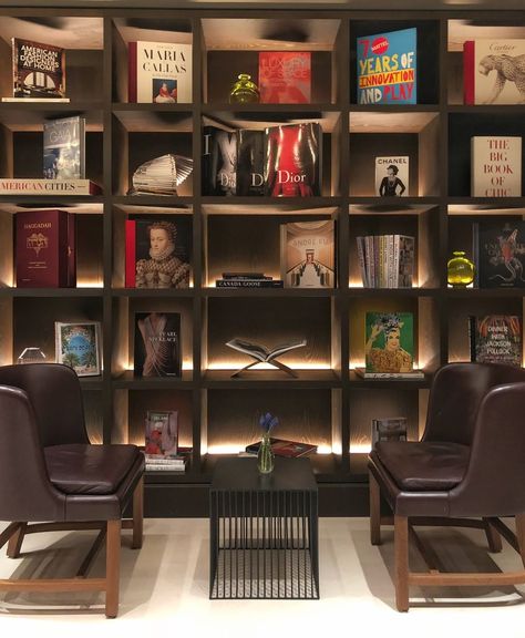 Read up on everything fashionable in our library stocked with the most beautiful @assouline literature 📚 -  #HotelCafeRoyal   #assouline   #library  #style  #interiordesign  #leadinghotels Library Styling, Luxury Home Library, Aesthetic Library, Dj Room, Rich Decor, Townhouse Interior, Interior Design Boards, Beautiful Interior Design, Contemporary House Design