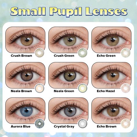 😍 Our small pupil lens collection is here to give your eyes a new level of fabulousness. ✨ From subtle enhancements to eye-catching transformations, your stunning gaze is covered. 😎 Let us know in the comments below: which lens is stealing your heart? 💖 ✨💫💌 #just4kira #contacts #greenlenses #coloredcontacts #smallpupillenses #shades #eyes #eyewear #christmas2023 #christmasgift