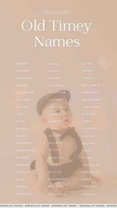 Searching for modern baby names for your little one? From uncommon grandpa names to strong, classic boy names, this list of vintage boy names is chock full of the best old fashioned baby names for boys. These super cool old classic boy names are *back in* and if you're searching for old timey name for boys, you can NOT miss this list!  ... Old Money Boy Names, Bratz House, Old Timey Names, Boy Names Uncommon, French Boys Names, Classic Boy Names, Name For Boys, Boy Type, Names Starting With S