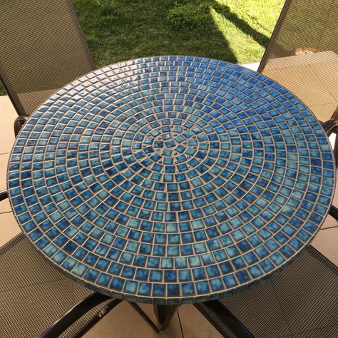 Mosaic patio table